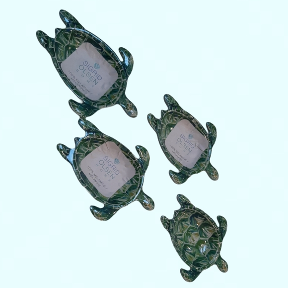 Sigrid Olsen Other - Sigrid Olsen Turtles Melamine Condiment Dishes (SET OF 4)